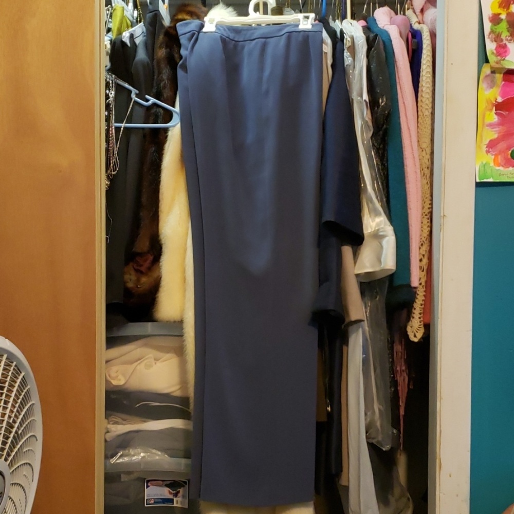 Dusty Blue colored Kasper slacks